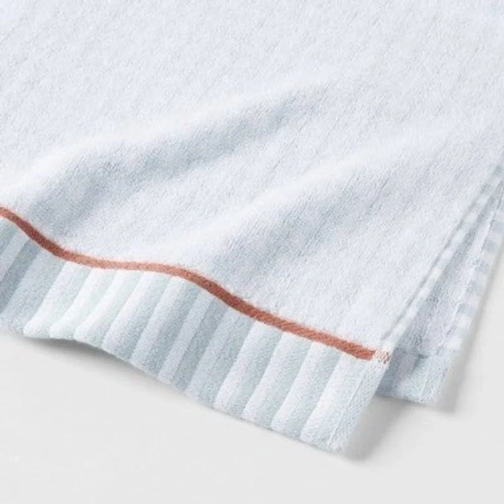 2pc‎ Traditional Gingham Plaid Bath Towel Set Blue - Threshold Target